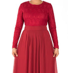 Red ROMANTIC FANTASY maxi dress Kabayare