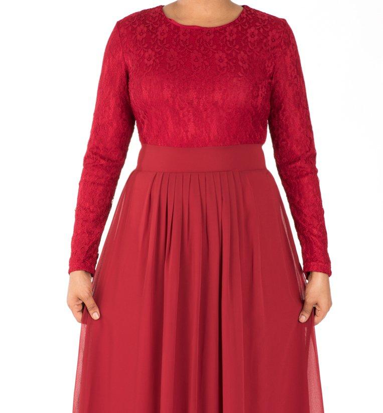 Red ROMANTIC FANTASY maxi dress Kabayare