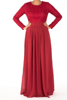 Red ROMANTIC FANTASY maxi dress Kabayare
