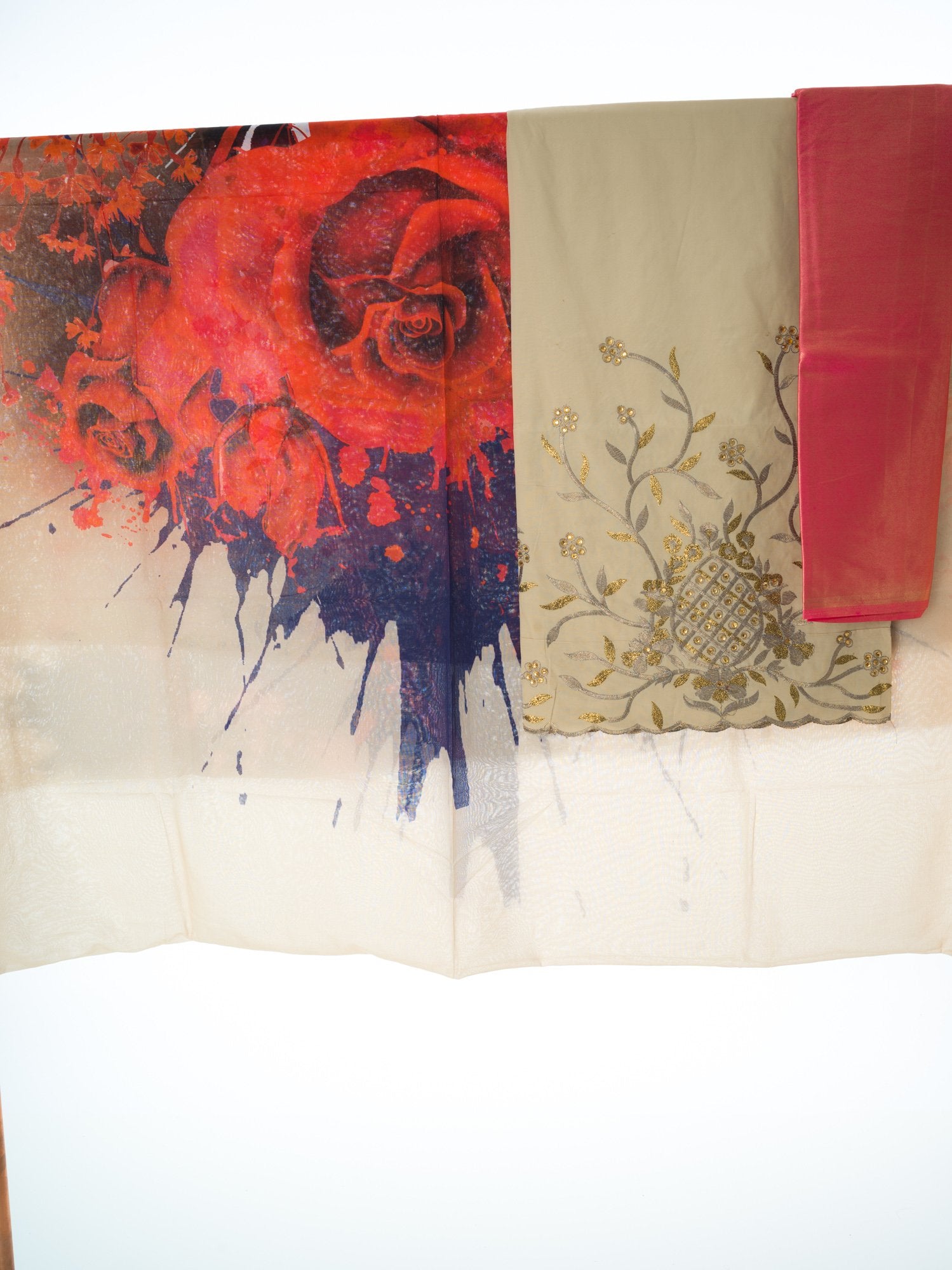 Red Rose abstract Will digital dirac Kabayare