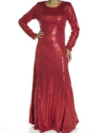 Red Sequin Dress Kabayare