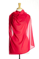 Red Simple Suzanne Scarf Kabayare