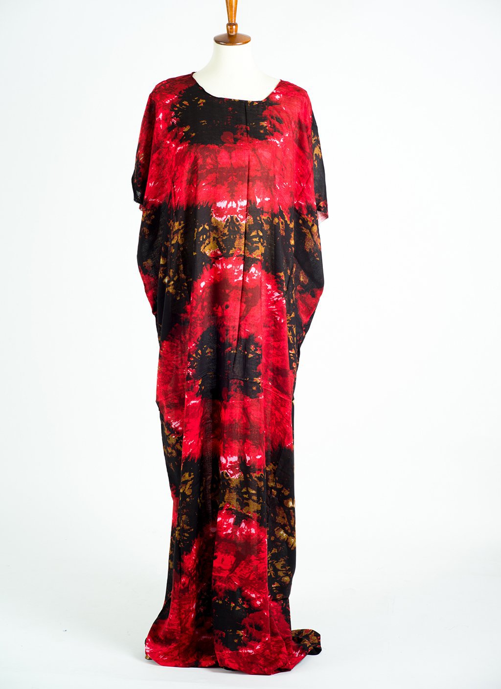 Red Summer Blaze Bati Dress Kabayare