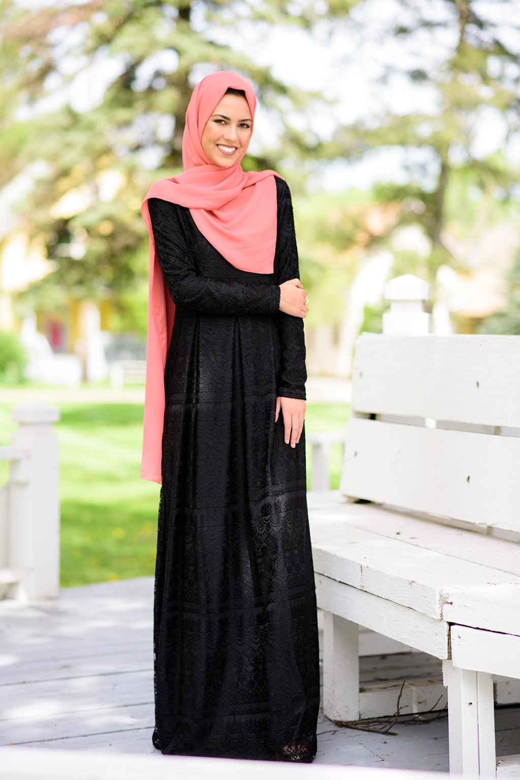 Romance Pattern Lace Dress Kabayare