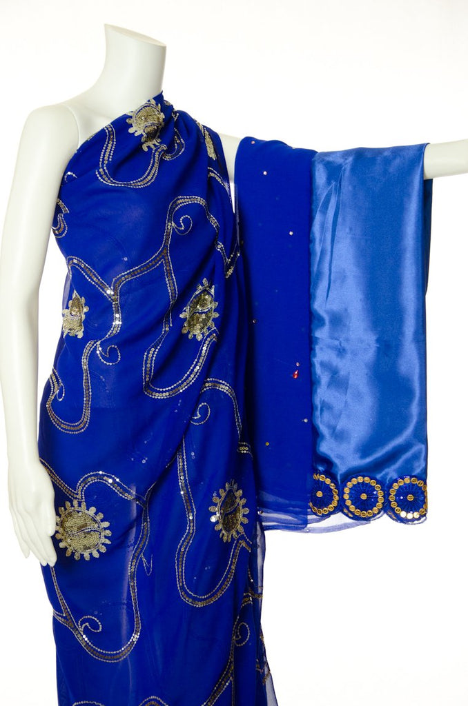 Royal BlueSpur Saree Dirac Kabayare