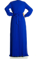 Royal French Pleats Maxi Dress Kabayare