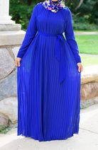 Royal Italian Pleats maxi dress Kabayare