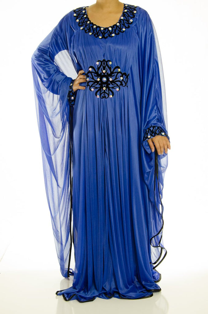 Royal Rumble  Kaftan Dress Kabayare
