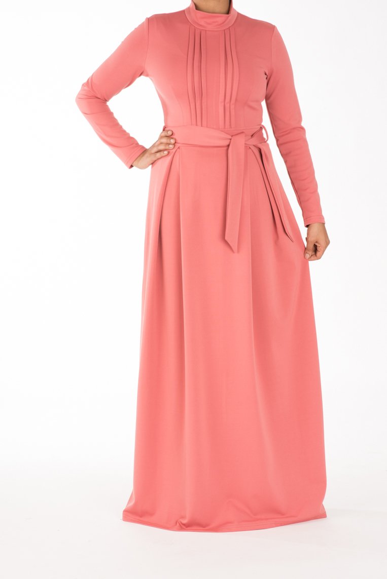 Salmon Elite Maxi Dress Kabayare