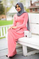 Salmon Elite Maxi Dress Kabayare