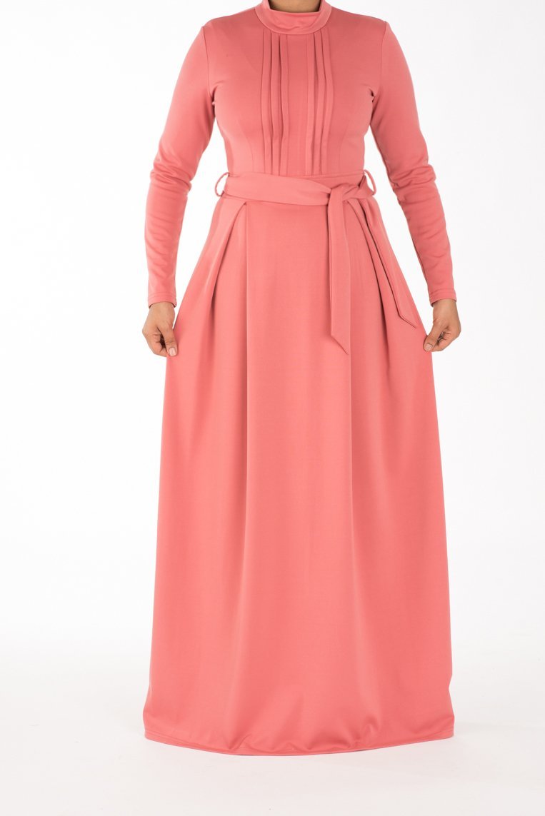 Salmon Elite Maxi Dress Kabayare
