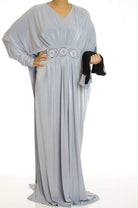 Samia Butterfly Jersey Abaya Kabayare