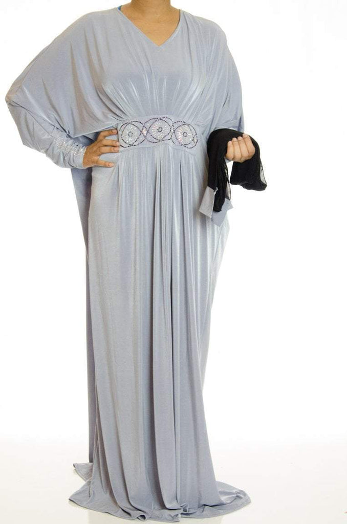 Samia Butterfly Jersey Abaya Kabayare