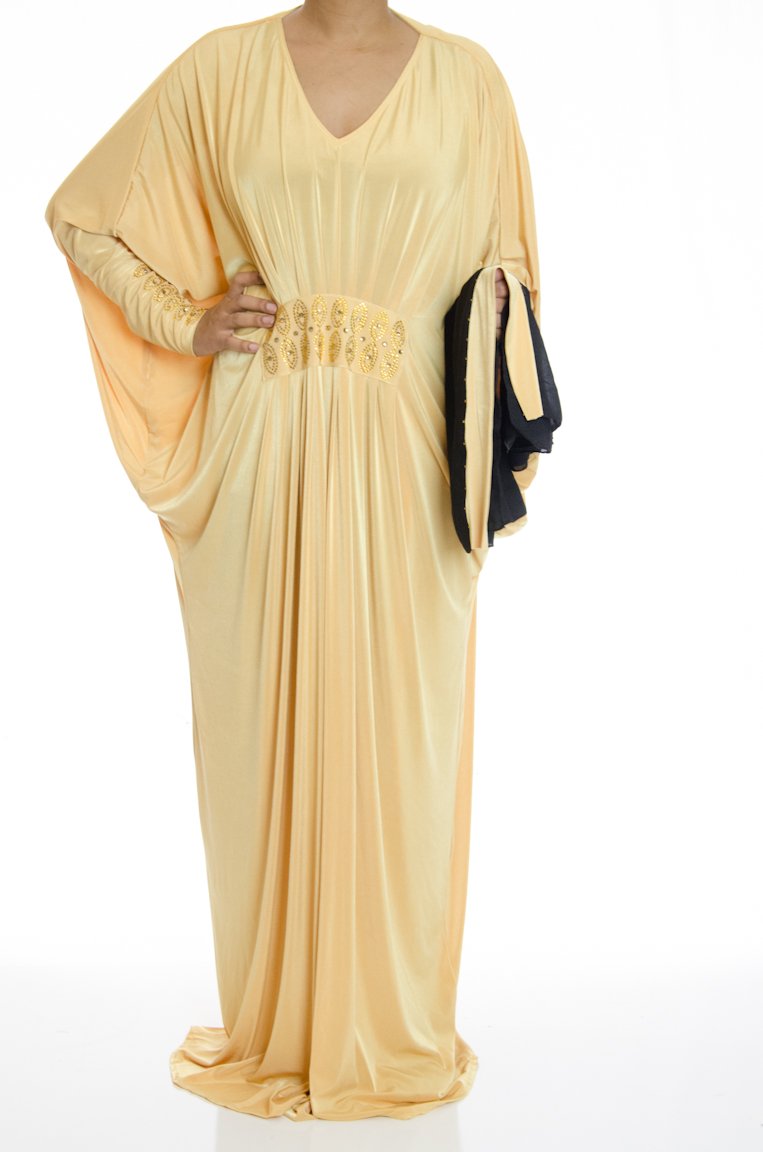 Samira Butterfly Jersey Abaya Kabayare