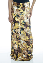 Satin Floral Skirt Kabayare