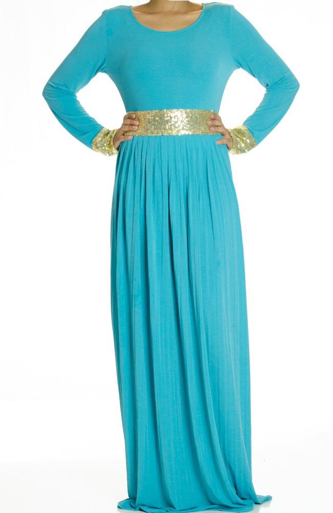 Sequin Touch Pleats dress Kabayare