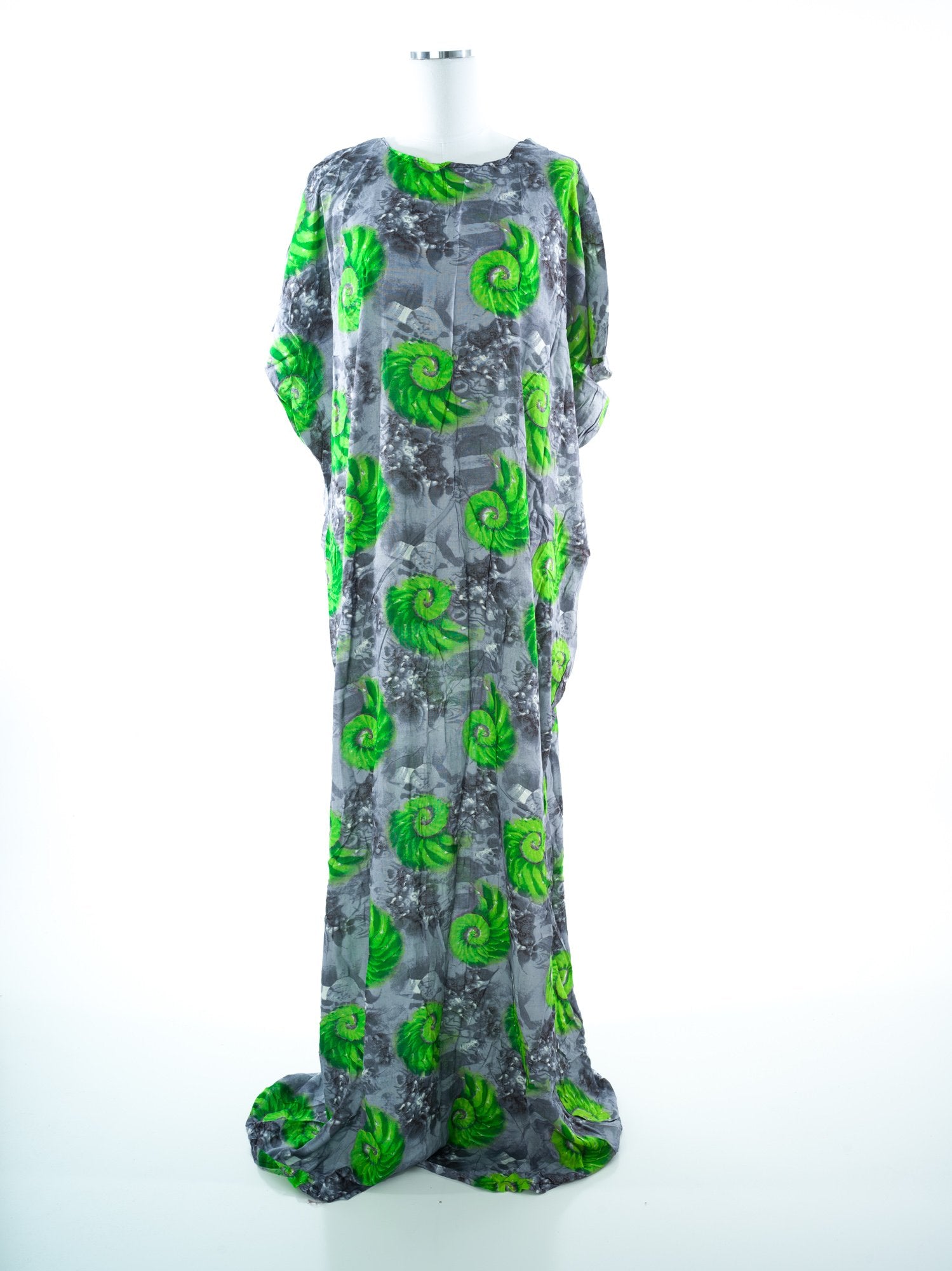 Shell print bati dress Kabayare