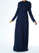 Shoulder Puff Sleeve ponti-di-roma dress Kabayare