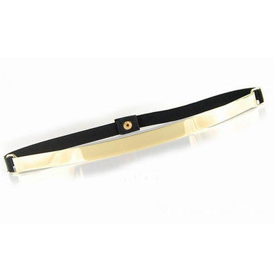 Skinny Gold Metal Belt