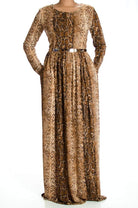 Snakeskin Maxi dress Kabayare