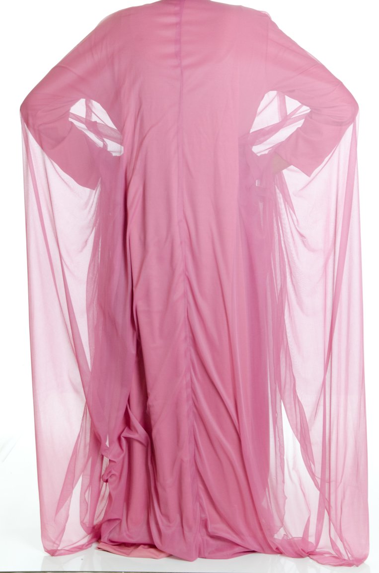 Soft Pink Valet Butterfly Kaftan Kabayare