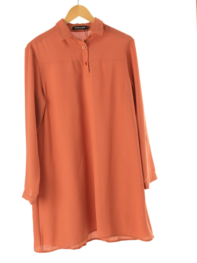 Solid Tunic Modest top Kabayare