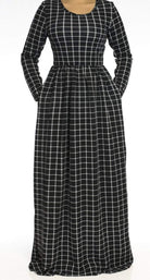 square prints maxi dress Kabayare