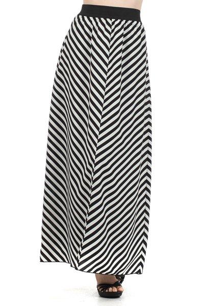 Stripes Maxi Skirt Kabayare