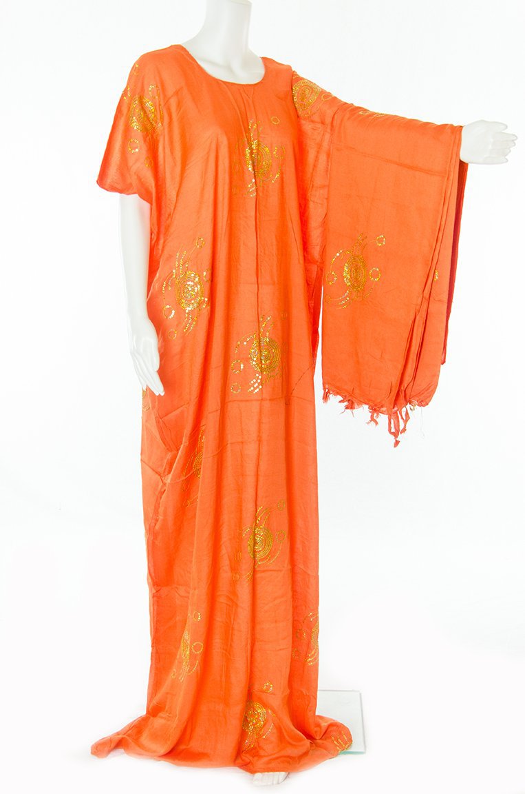Sweet Orange Sequins Bati & Gabasaar Kabayare