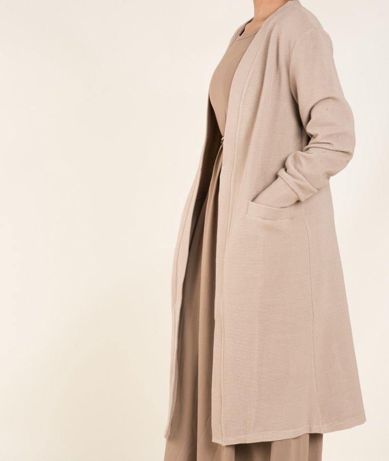 Tan cozy signature sweater Kabayare