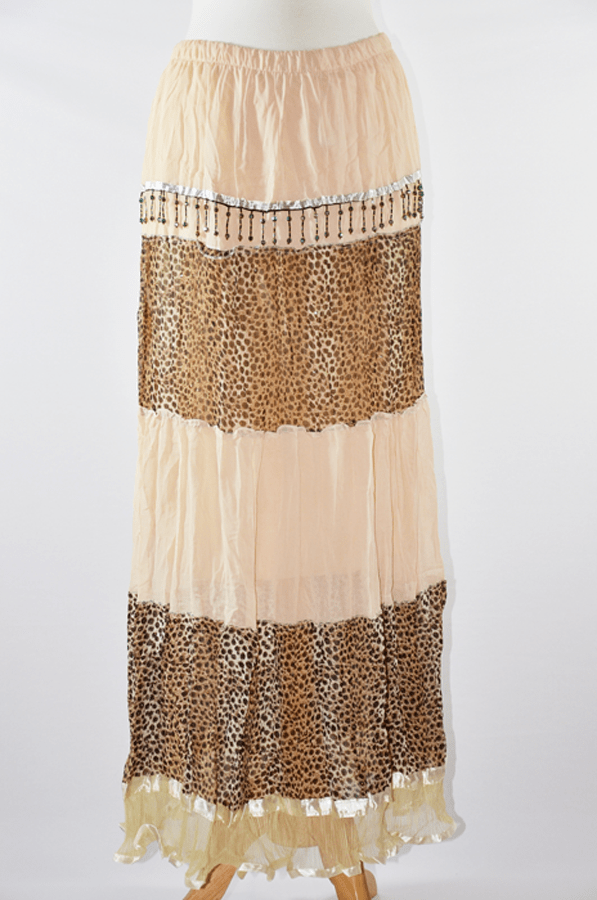 Tan leopard prints skirts Kabayare