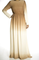 Tan Ombre maxi dress Kabayare