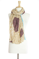 Tan Rubix Scarf Kabayare