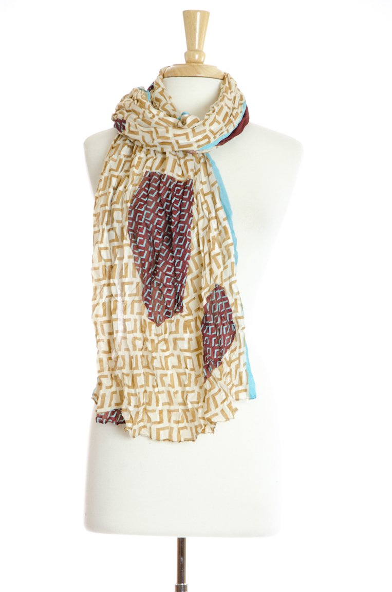 Tan Rubix Scarf Kabayare