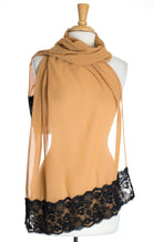 Tan Signature Lace Hijab Kabayare