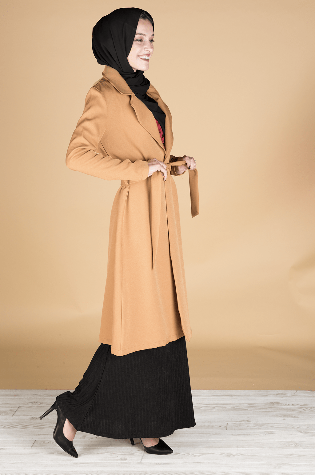 Tan trench jacket Kabayare