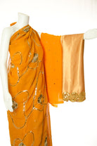 Tangerine Saree Dirac Kabayare