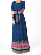 Tapestry boho print maxi dress Kabayare