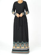 Tapestry boho print maxi dress Kabayare