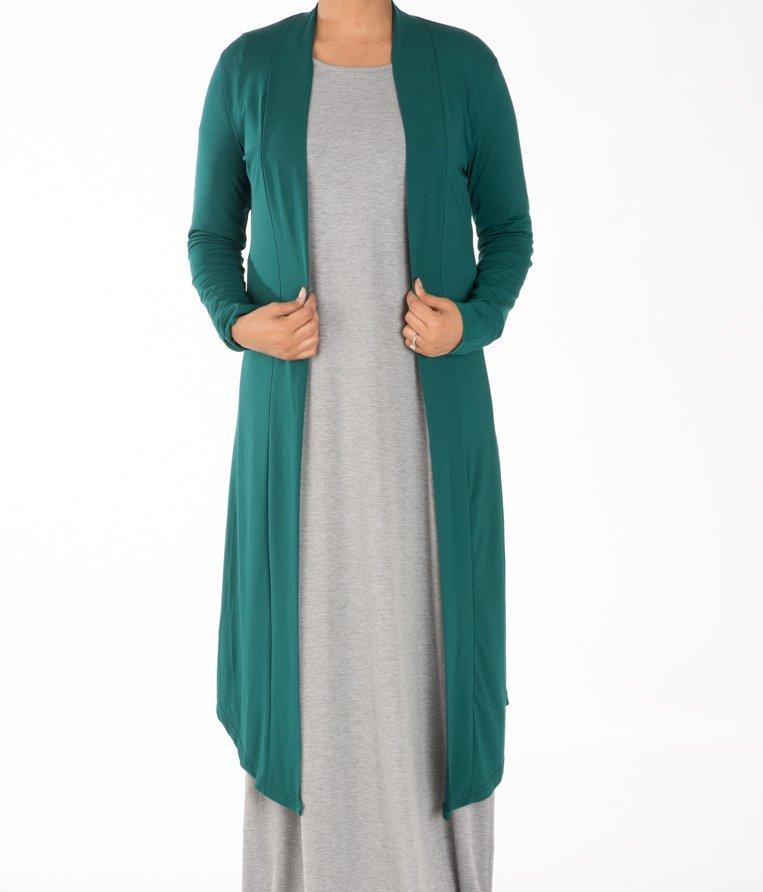 Teal Maxi Cardigan Kabayare