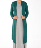 Teal Maxi Cardigan Kabayare