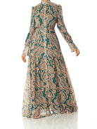 teal paisley Kabayare