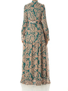 teal paisley Kabayare