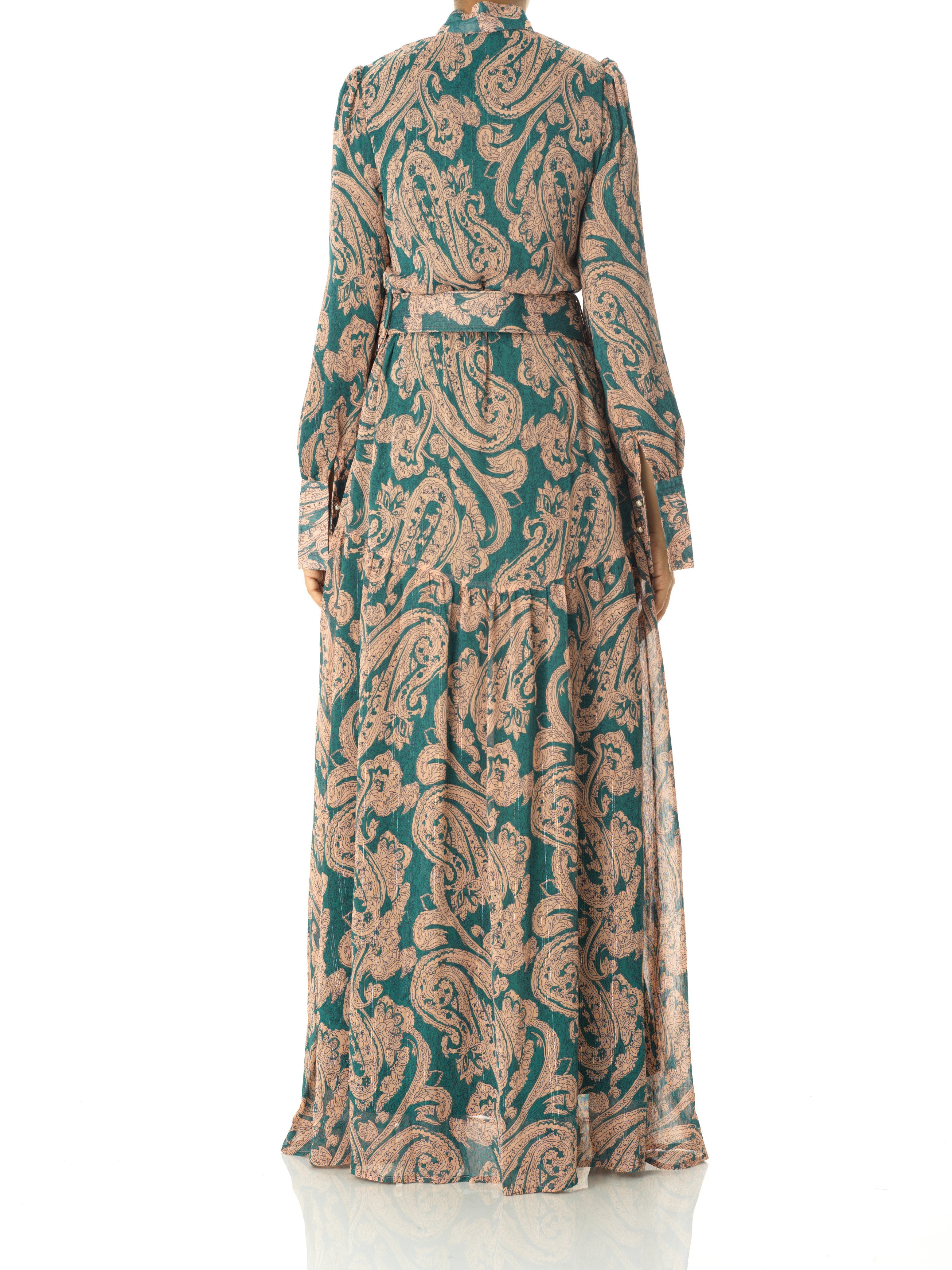 teal paisley Kabayare