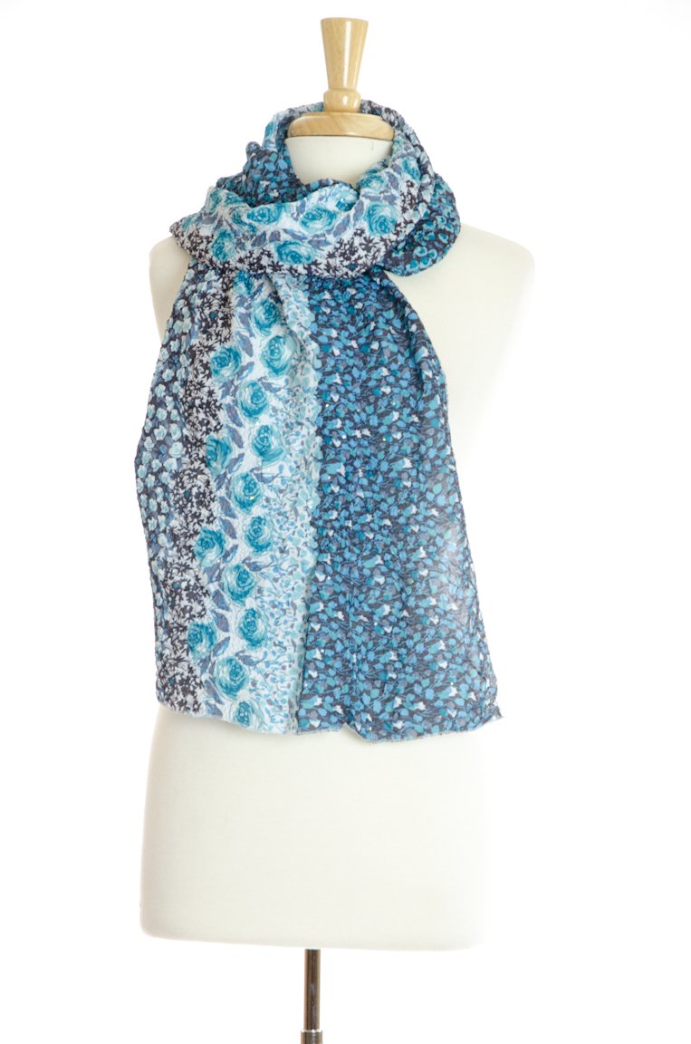 Tropical-Turquoise Scarf Kabayare