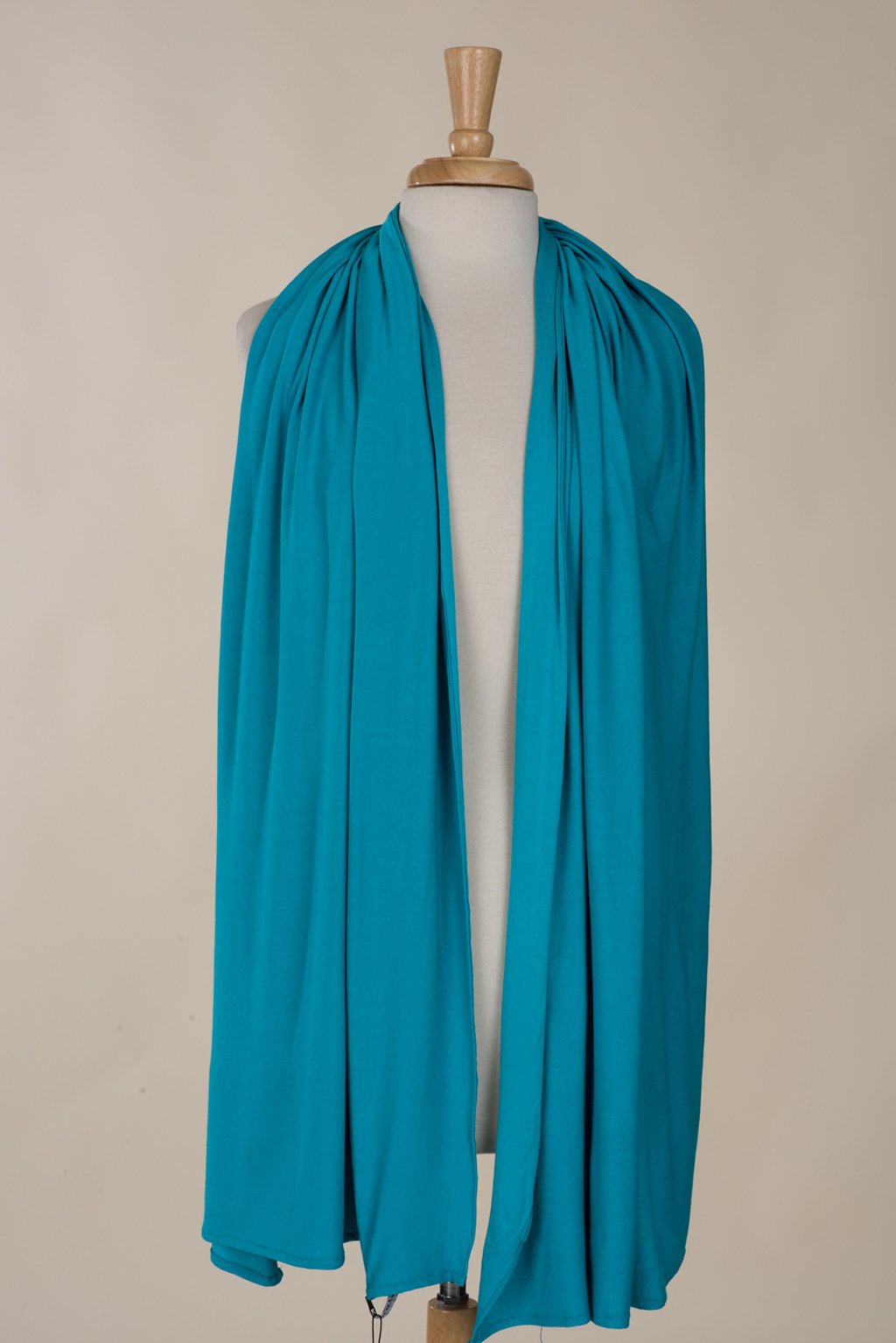 Turquoise Premium jersey hijab Kabayare