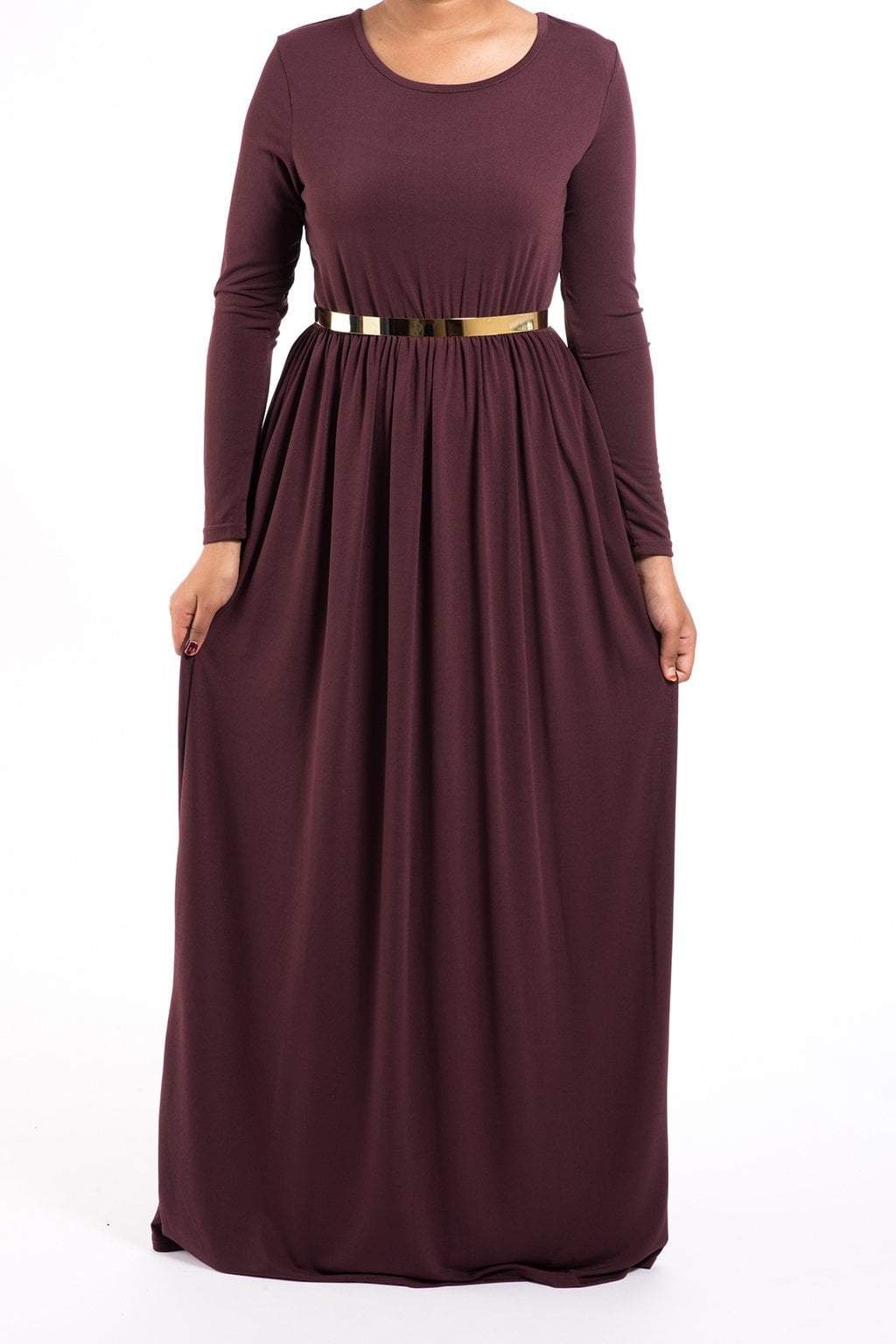 Vamp Milk Silk Maxi Dress / Pockets Kabayare