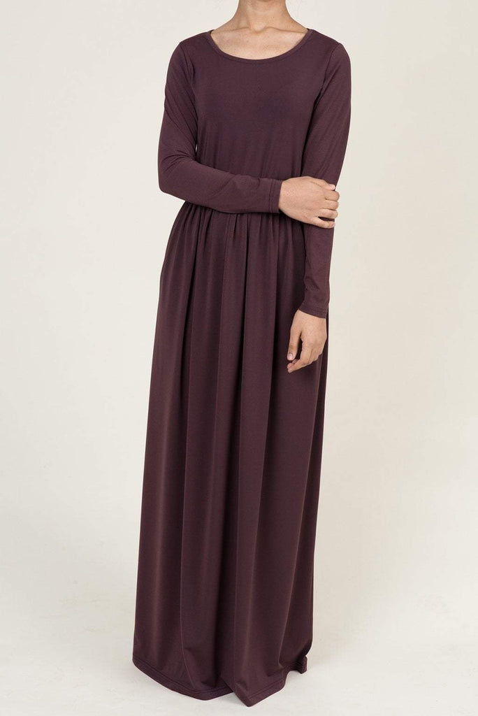 Vamp Milk Silk Maxi Dress / Pockets Kabayare