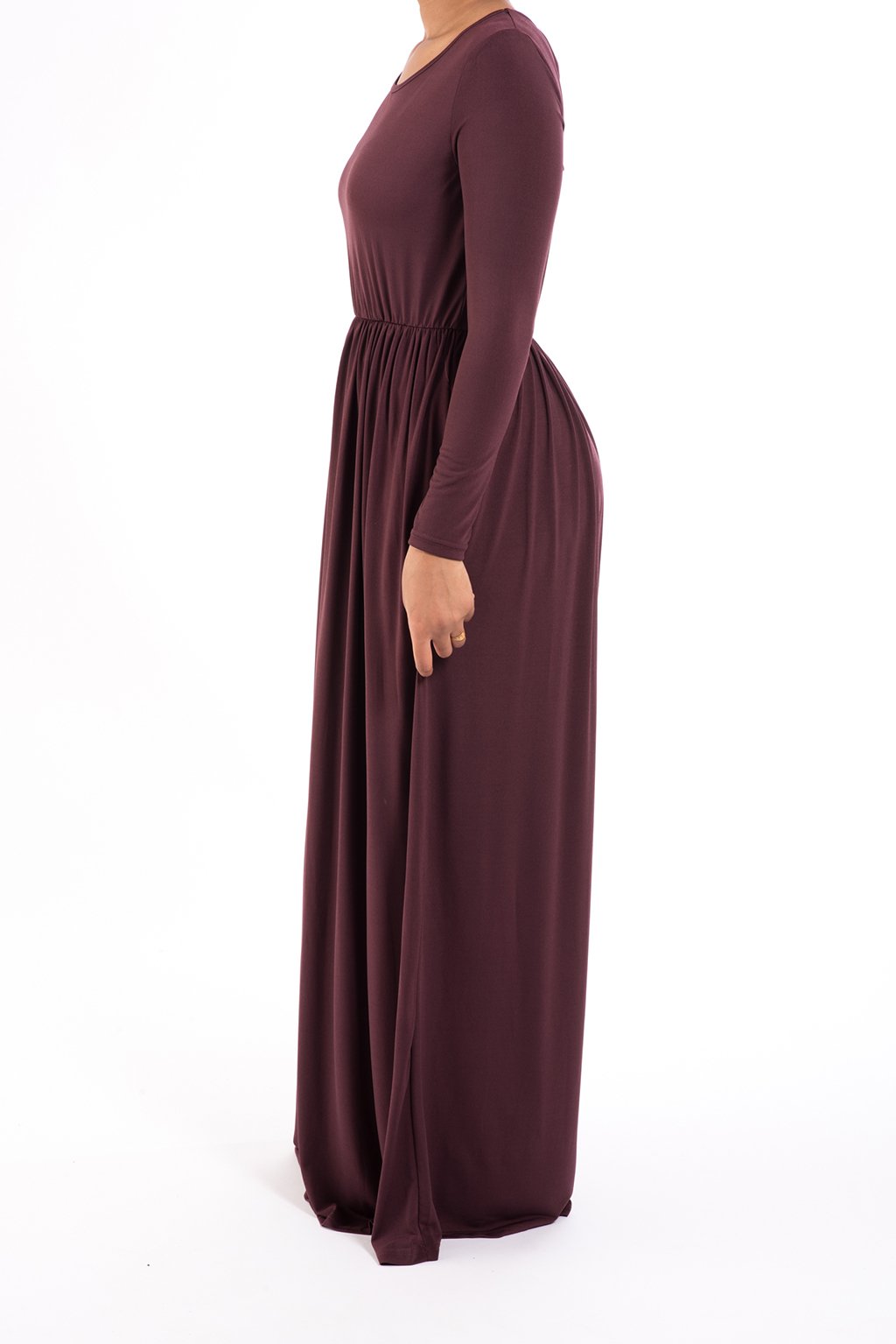 Vamp Milk Silk Maxi Dress / Pockets Kabayare