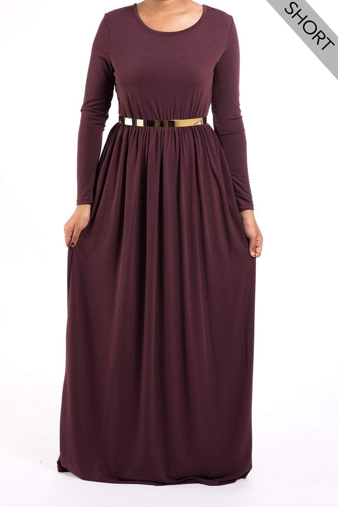 Vamp Milk Silk Maxi Dress / (SHORT) Kabayare